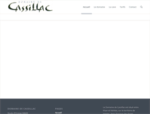 Tablet Screenshot of domaine-cassillac.com